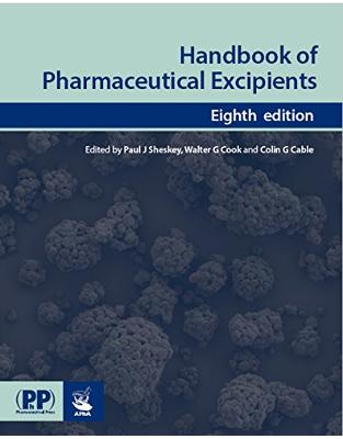 Handbook of Pharmaceutical Excipients Handbook of Pharmaceutical Excipients