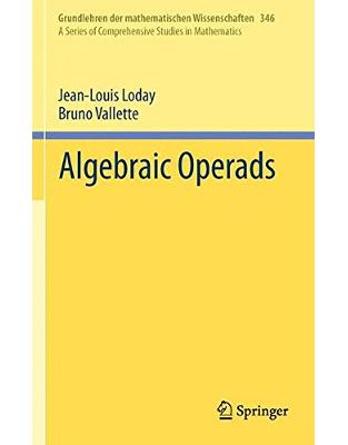 Algebraic Operads Algebraic Operads