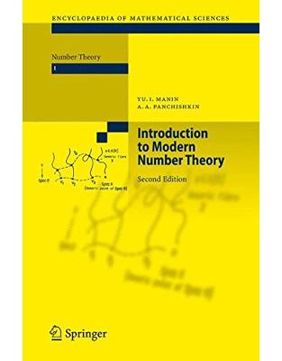 Introduction to Modern Number Theory Introduction to Modern Number Theory