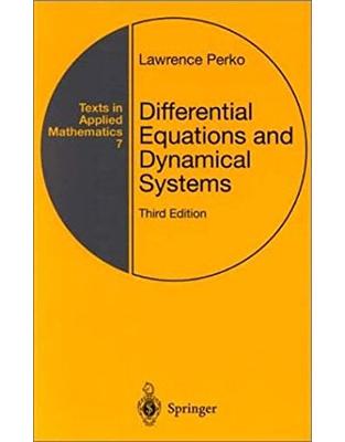 Differential Equations and Dynamical Systems Differential Equations and Dynamical Systems