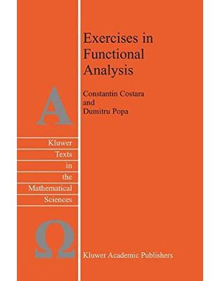 Exercises in Functional Analysis Exercises in Functional Analysis