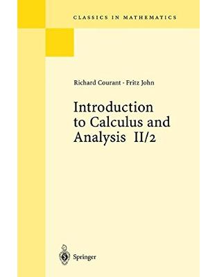 Introduction to Calculus and Analysis II/2 Introduction to Calculus and Analysis II/2