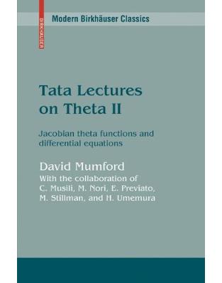 Tata Lectures on Theta II Tata Lectures on Theta II