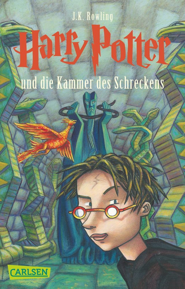 Coperta cărții "Harry Potter und die Kammer des Schreckens" de autor necunoscut