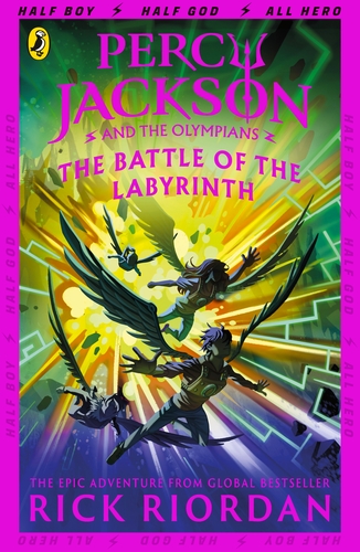 Coperta cărții "Percy Jackson and the Battle of the Labyrinth" de autor necunoscut