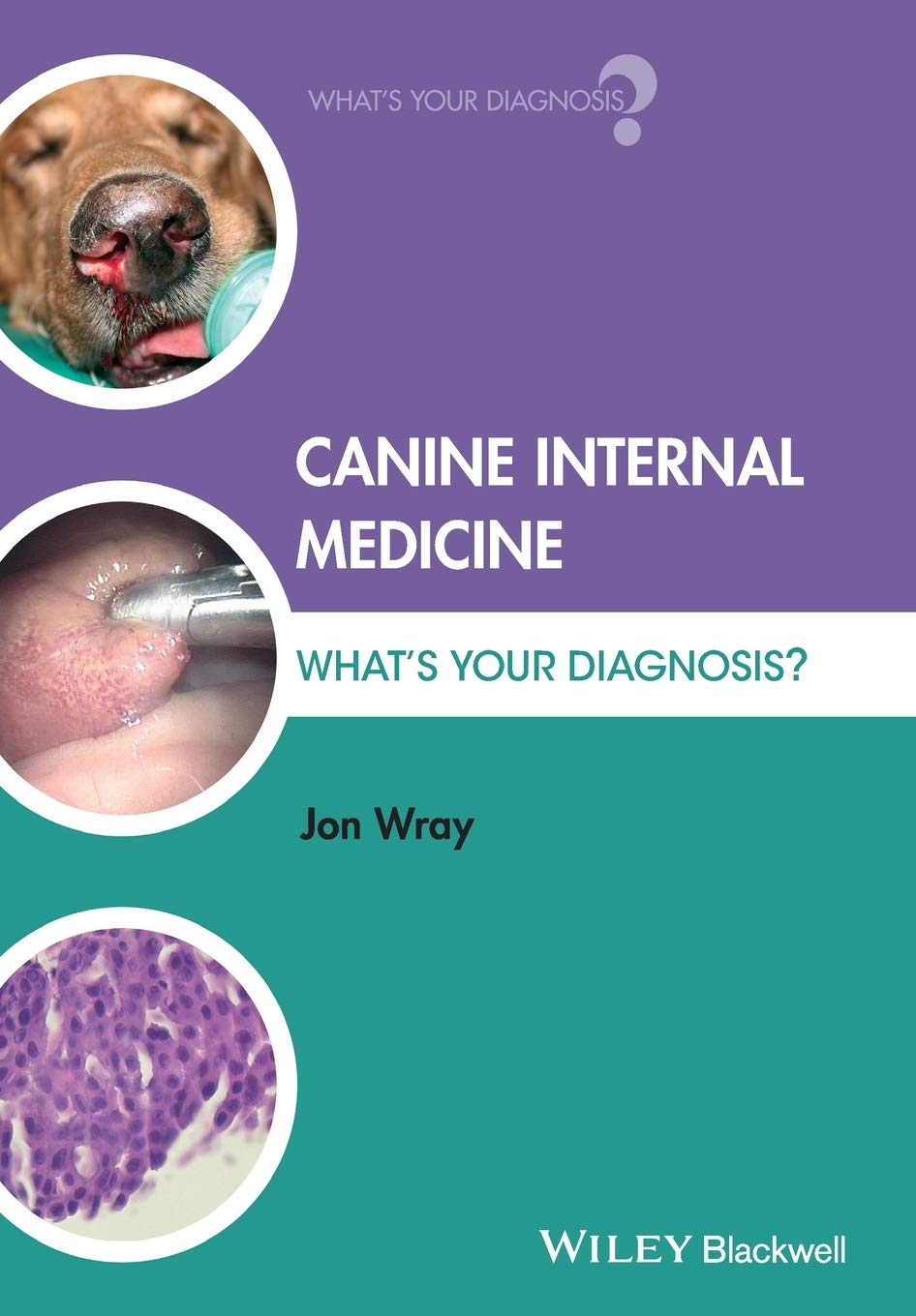 Coperta cărții "Canine Internal Medicine: What&amp;#8242;s Your Diagnosis?" de autor necunoscut