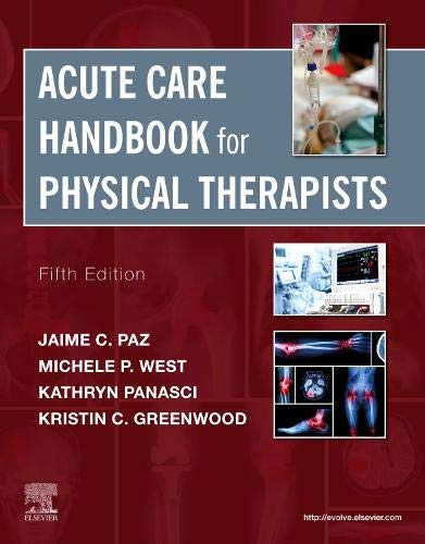 Coperta cărții "Acute Care Handbook for Physical Therapists" de autor necunoscut