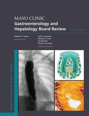 Coperta cărții "Mayo Clinic Gastroenterology and Hepatology Board Review" de autor necunoscut