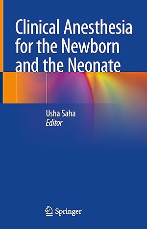 Coperta cărții "Clinical Anesthesia for the Newborn and the Neonate" de autor necunoscut
