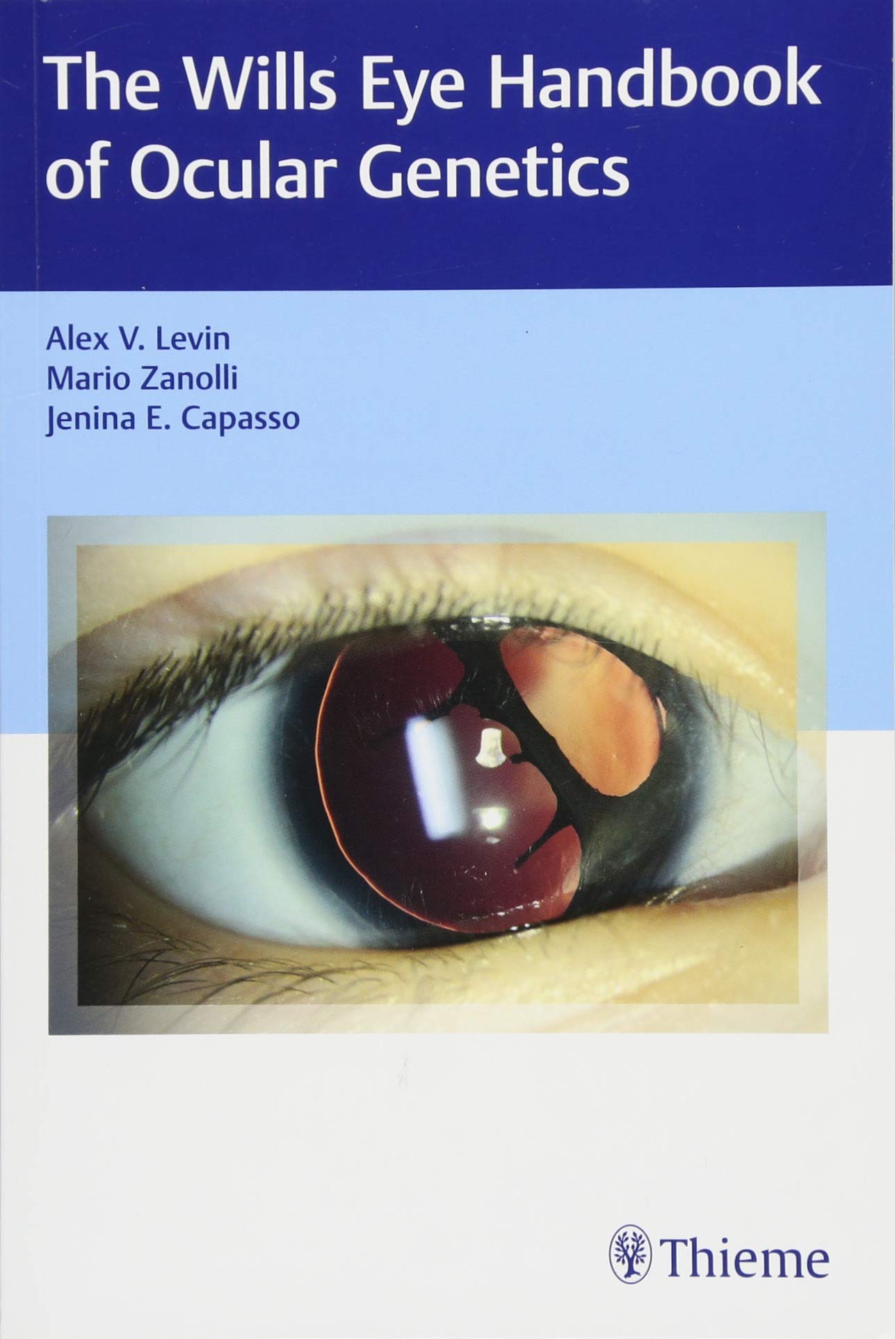 Coperta cărții "Wills Eye Handbook of Ocular Genetics" de autor necunoscut