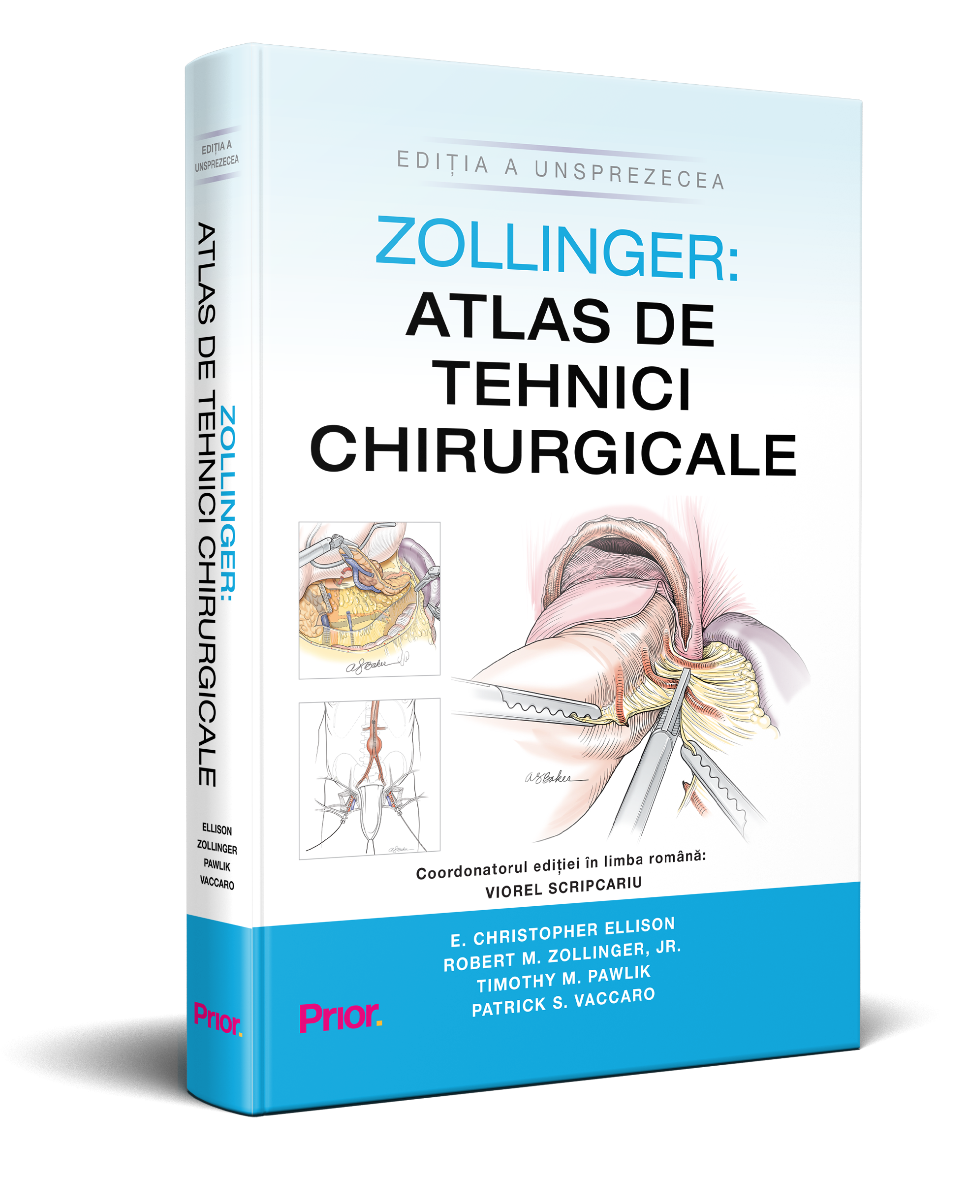 Coperta cărții "Zollinger: Atlas de tehnici chirurgicale" de autor necunoscut