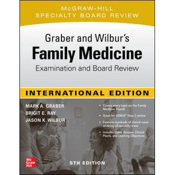 Coperta cărții "Graber and Wilbur&amp;#146;s Family Medicine Examination and Board Review, Fifth Edition (Family Practice Examination and Board Review)" de autor necunoscut