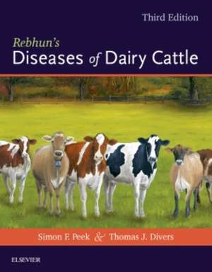 Coperta cărții "Rebhun&amp;#146;s Diseases of Dairy Cattle" de autor necunoscut