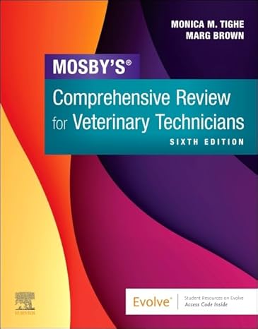 Coperta cărții "Mosby&amp;#146;s Comprehensive Review for Veterinary Technicians" de autor necunoscut