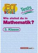 Coperta cărții "Wie stehst du in Mathematik? 3. Schuljahr: Tests mit Lernzielkontrolle" de autor necunoscut