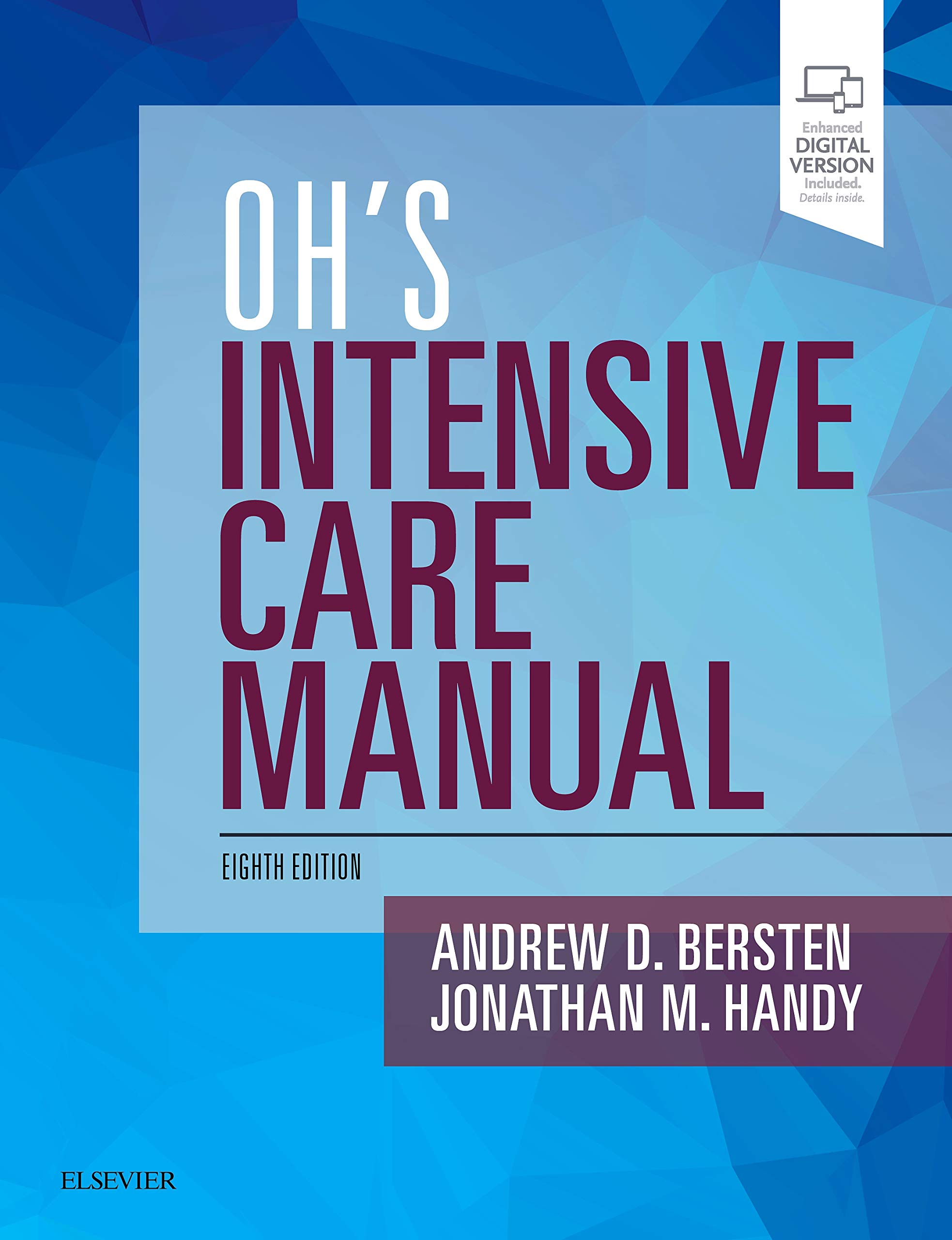 Coperta cărții "Oh&#039;s Intensive Care Manual, 8e: Expert Consult: Online and Print" de autor necunoscut