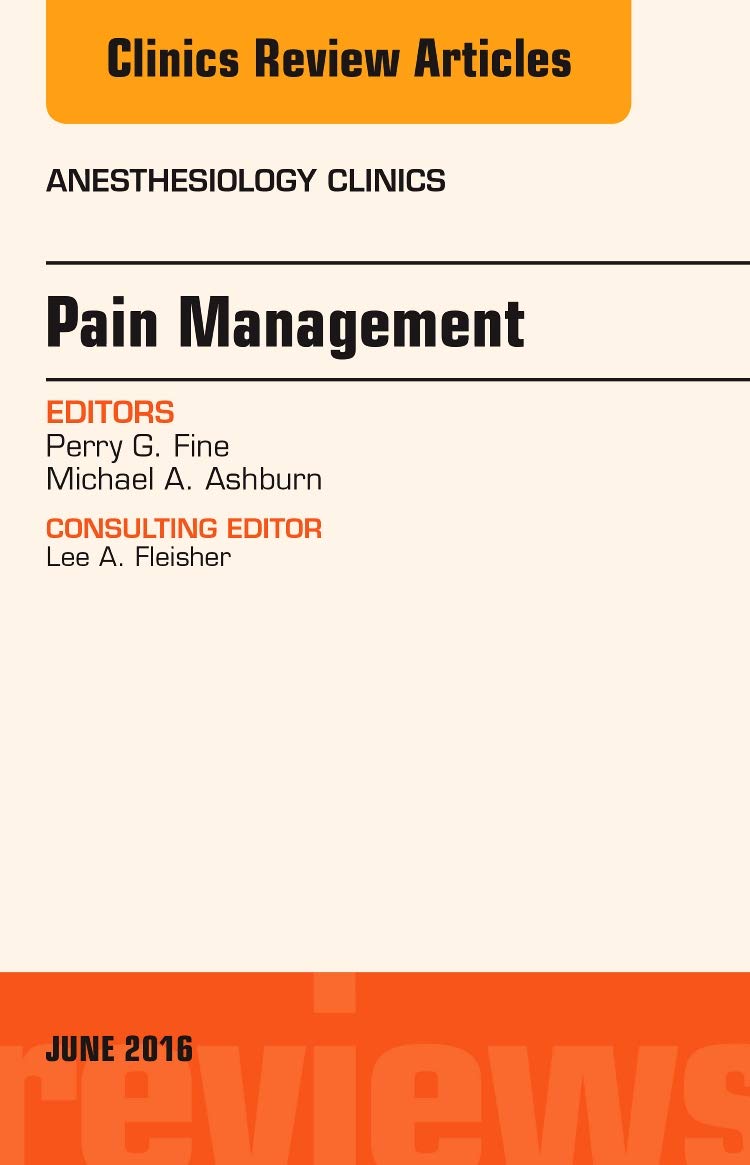 Coperta cărții "Pain Management, An Issue of Anesthesiology Clinics, 1e: Volume 34-2 (The Clinics: Internal Medicine)" de autor necunoscut