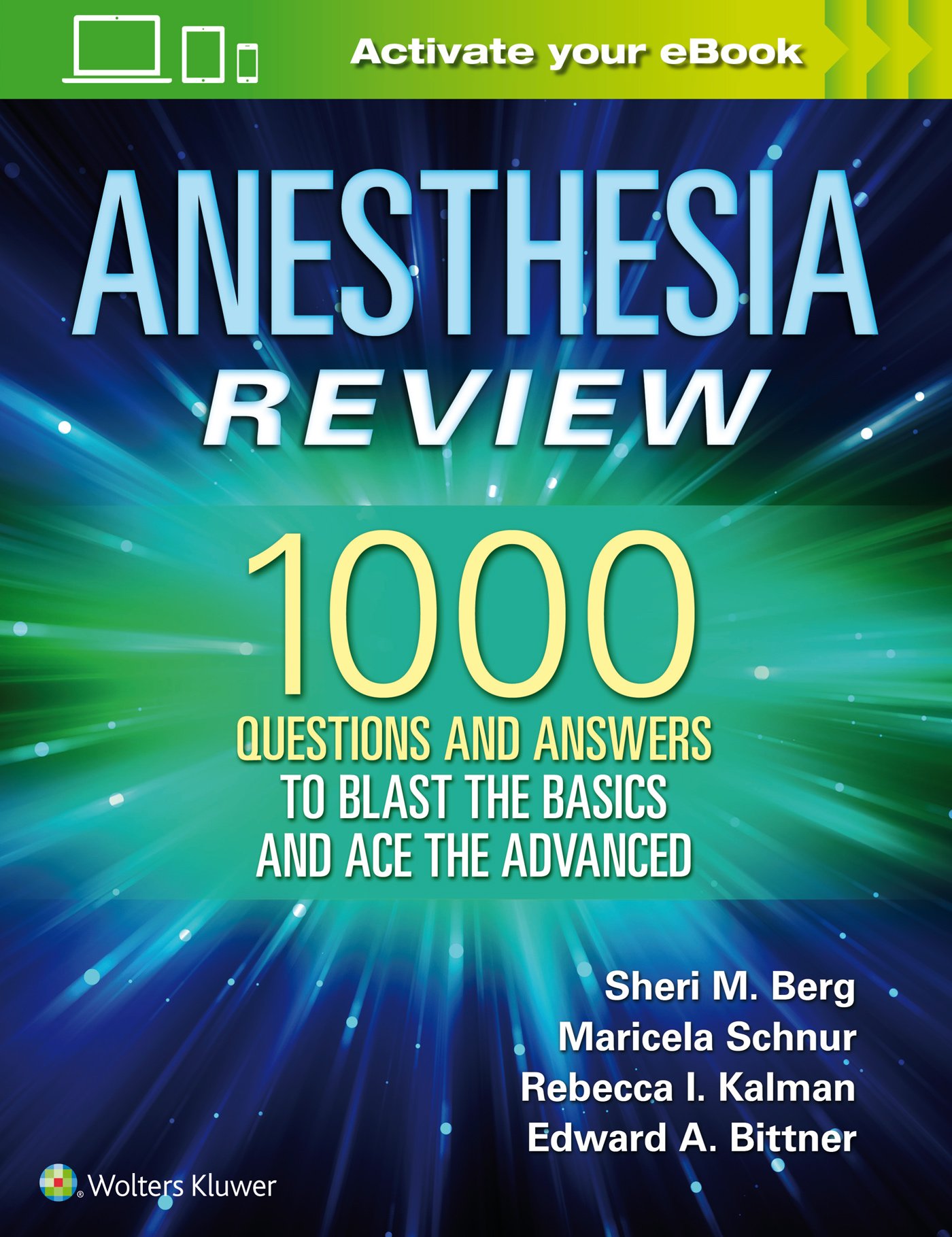 Coperta cărții "Anesthesia Review: 1000 Questions and Answers to Blast the BASICS and Ace the ADVANCED" de autor necunoscut