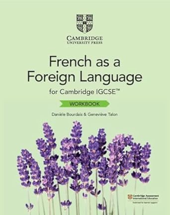 Coperta cărții "Cambridge IGCSE&amp;#153; French as a Foreign Language Workbook (Cambridge International IGCSE) (French Edition)" de autor necunoscut