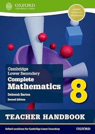 Coperta cărții "Cambridge Lower Secondary Complete Mathematics 8 Second Edition" de autor necunoscut