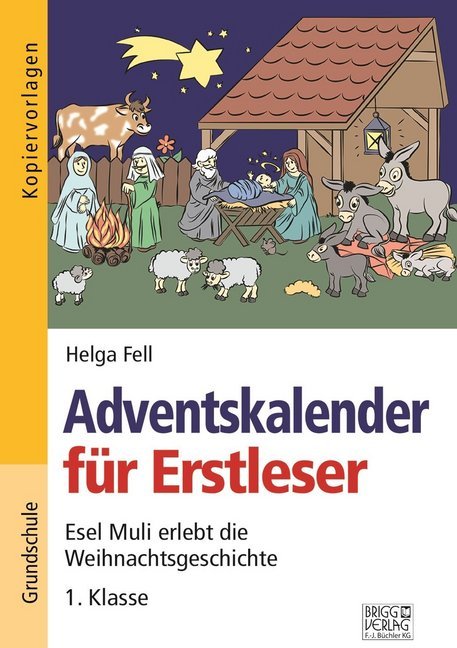 Coperta cărții "Adventskalender fur Erstleser" de autor necunoscut