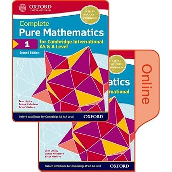 Coperta cărții "Pure Mathematics 2 &amp; 3 for Cambridge International AS &amp; A Level: Print &amp; Online Student Book Pack" de autor necunoscut