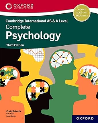 Coperta cărții "Psychology for Cambridge International As and A Level 3rd Edition" de autor necunoscut