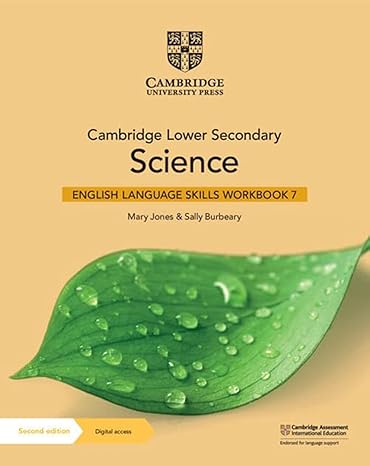 Coperta cărții "Cambridge Lower Secondary Science English Language Skills Workbook 7 with Digital Access (1 Year)" de autor necunoscut
