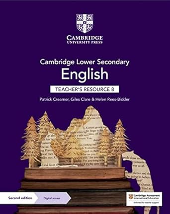 Coperta cărții "Cambridge Lower Secondary English Teacher&#039;s Resource 8 with Digital Access" de autor necunoscut