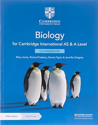 Coperta cărții "Cambridge International AS &amp; A Level Biology Coursebook with Digital Access (2 Years) 5ed 5th Edition" de autor necunoscut