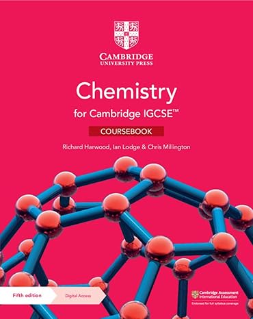 Coperta cărții "Cambridge IGCSE&amp;#153; Chemistry Coursebook with Digital Access (2 Years) (Cambridge International IGCSE) 5th Edition" de autor necunoscut