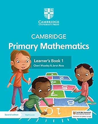 Coperta cărții "Cambridge Primary Mathematics Learner&#039;s Book 1 with Digital Access (1 Year) (Cambridge Primary Maths) 2nd Edition" de autor necunoscut