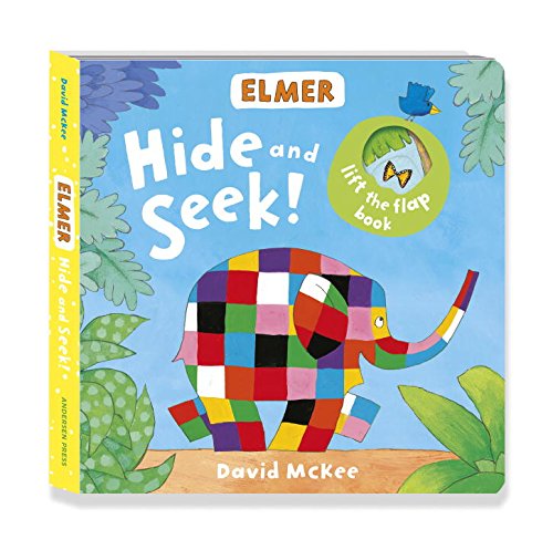 Coperta cărții "Elmer: Hide and Seek!" de autor necunoscut