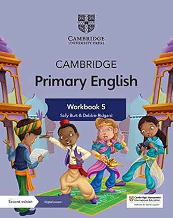 Coperta cărții "Cambridge Primary English Workbook 5 with Digital Access (1 Year)" de autor necunoscut