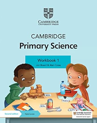 Coperta cărții "Cambridge Primary Science Workbook 1 with Digital Access (1 Year)" de autor necunoscut