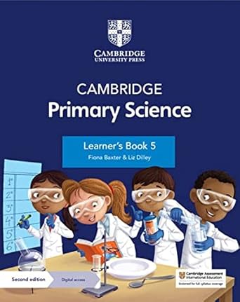 Coperta cărții "Cambridge Primary Science Learner&#039;s Book 5 with Digital Access (1 Year) 2nd Edition" de autor necunoscut