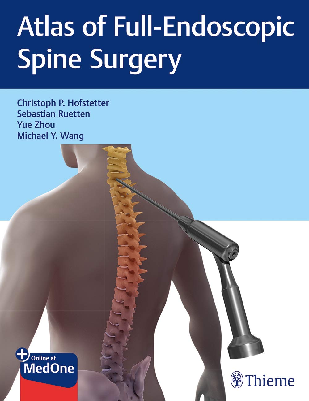 Coperta cărții "Atlas of Full-Endoscopic Spine Surgery" de autor necunoscut