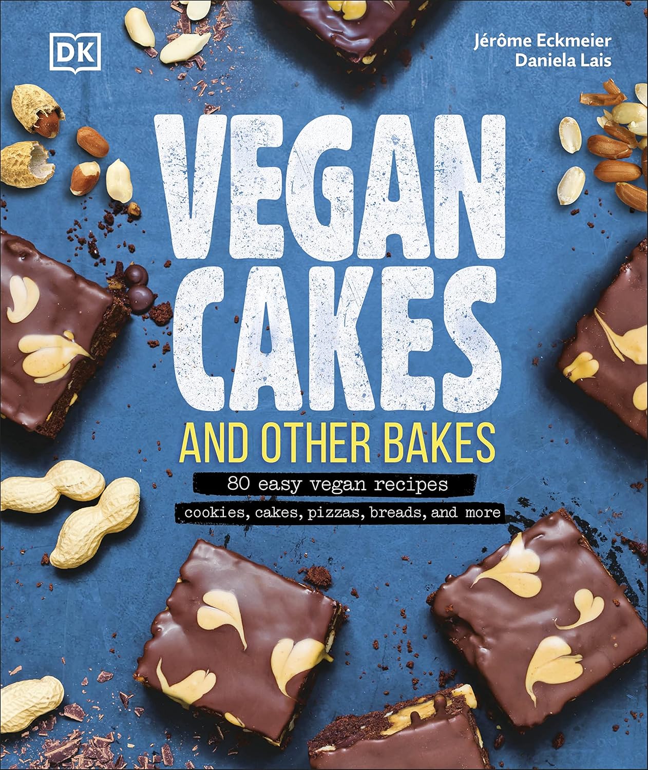 Coperta cărții "Vegan Cakes and Other Bakes: 80 easy vegan recipes - cookies, cakes, pizzas, breads, and more" de autor necunoscut