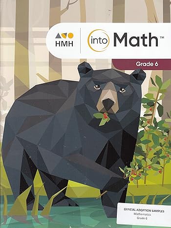 Coperta cărții "HMH: into Math Student workbook Grade 6" de autor necunoscut