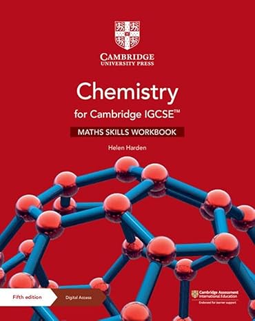 Coperta cărții "Chemistry for Cambridge IGCSE&amp;#153; Maths Skills Workbook with Digital Access (2 Years) (Cambridge International IGCSE) 5th Edition" de autor necunoscut