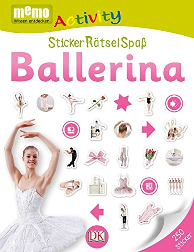 Coperta cărții "Memo Activity-Sticker RtselSpa Ballerina" de autor necunoscut