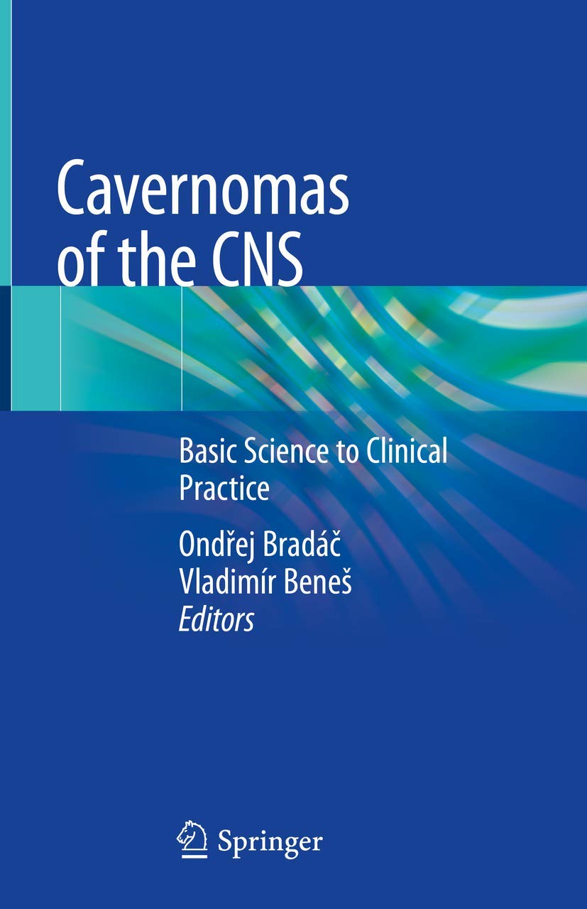 Coperta cărții "Cavernomas of the CNS" de autor necunoscut