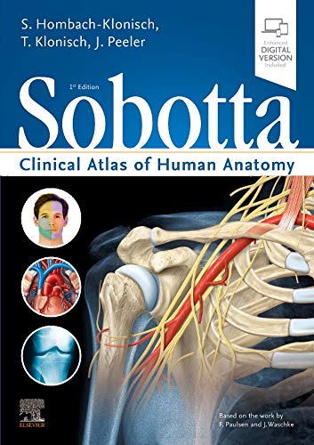 Coperta cărții "Sobotta Clinical Atlas of Human Anatomy, one volume, English, 1e" de autor necunoscut