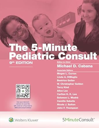 Coperta cărții "5-Minute Pediatric Consult, 9th Edition" de autor necunoscut