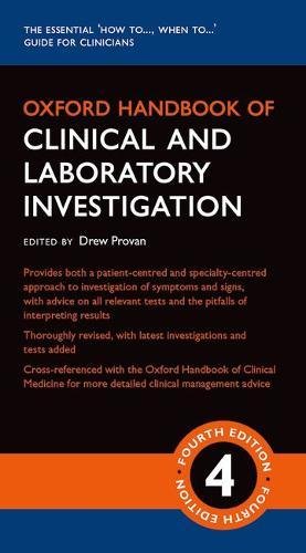 Coperta cărții "Oxford Handbook of Clinical and Laboratory Investigation" de autor necunoscut