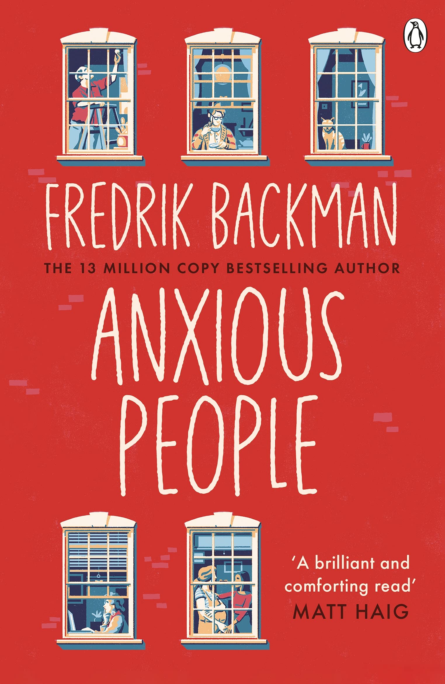 Coperta cărții "Anxious People: The No. 1 New York Times bestseller from the author of A Man Called Ove" de autor necunoscut