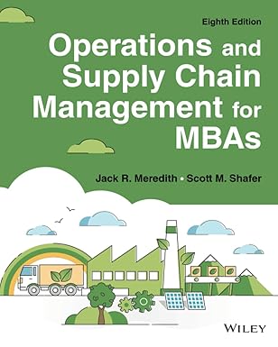 Coperta cărții "Operations and Supply Chain Management for MBAs" de autor necunoscut