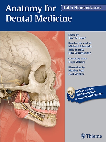 Coperta cărții "Anatomy for Dental Medicine, Latin Nomenclature" de autor necunoscut