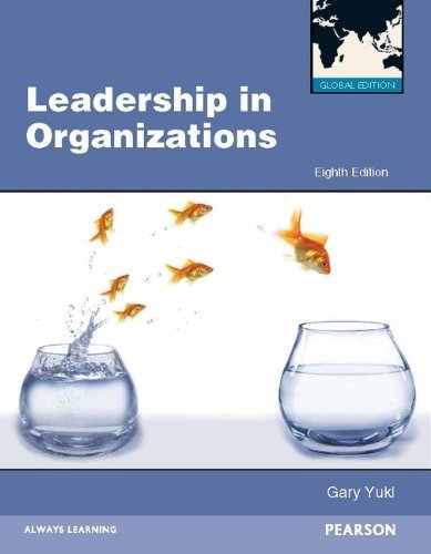 Coperta cărții "Leadership in Organizations" de autor necunoscut
