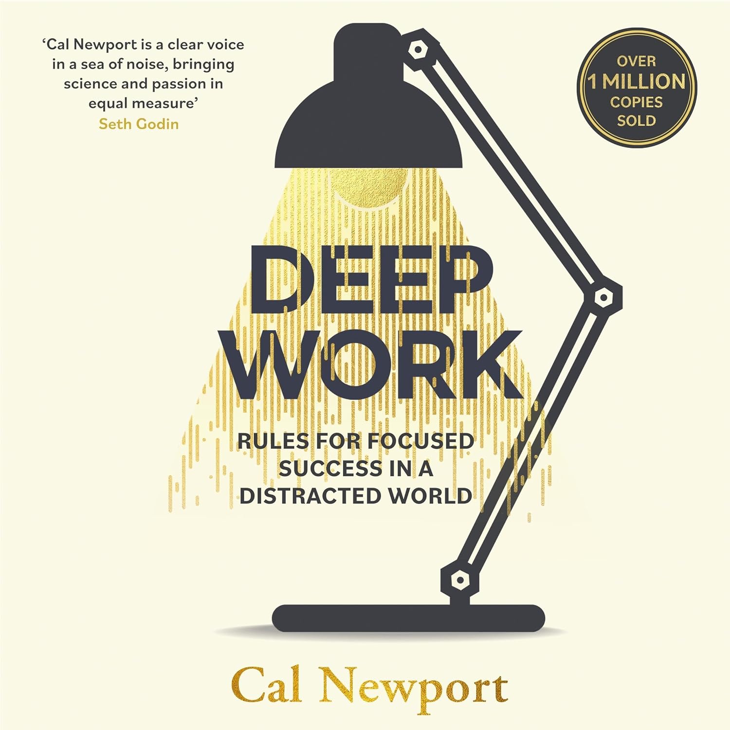 Coperta cărții "Deep Work: Rules for Focused Success in a Distracted World" de autor necunoscut